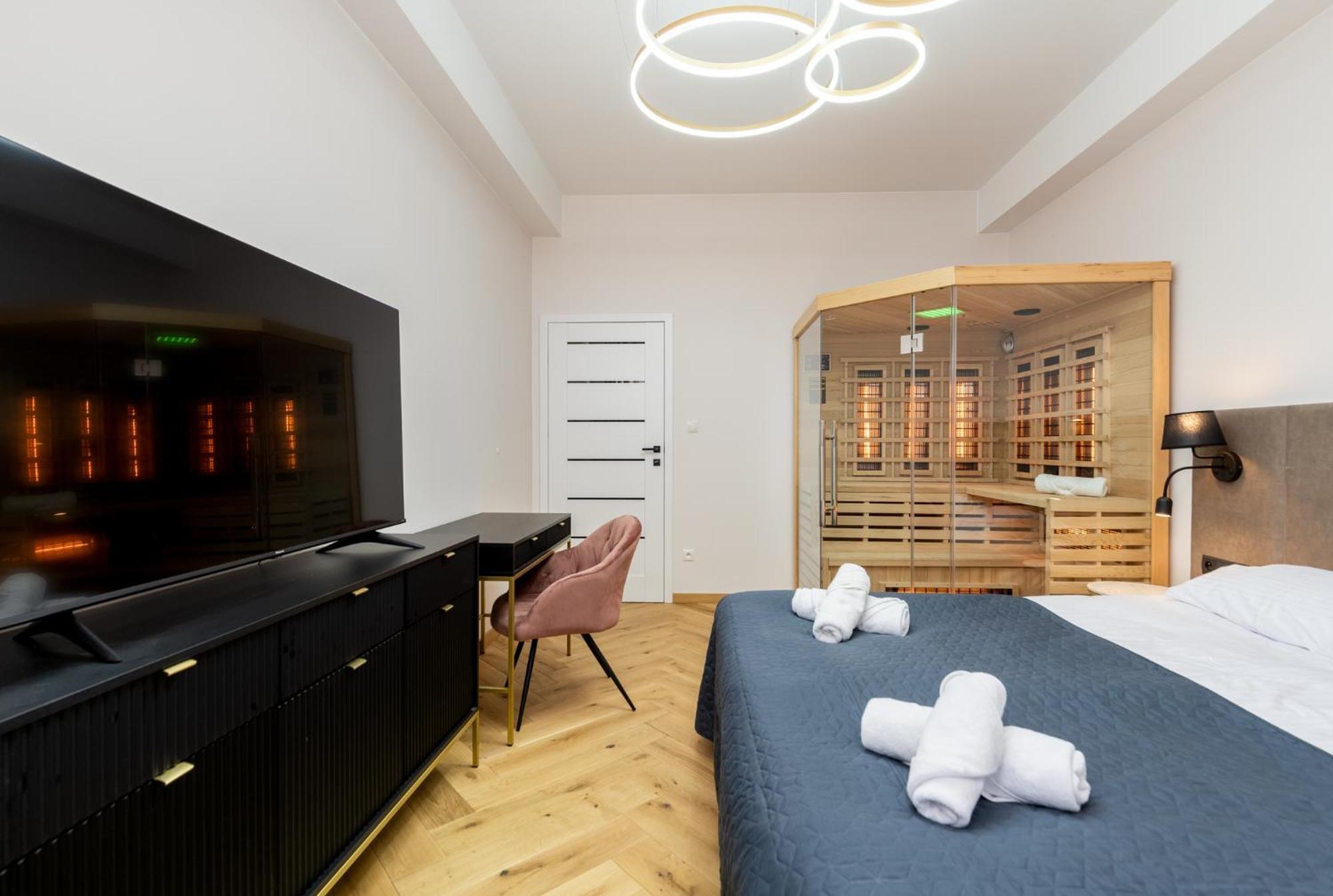 Spa Bedrooms With Sauna&Bath And Free Parking Krakau Exterior foto